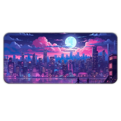 Midnight City Abstract - XXL Mousepad