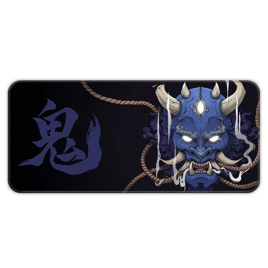 Demon Oni - Blue - XL Mousepad