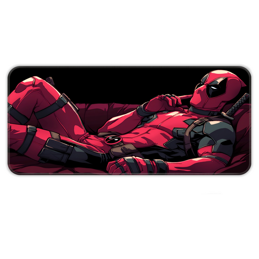 Chilling Deadpool - XXL Mousepad