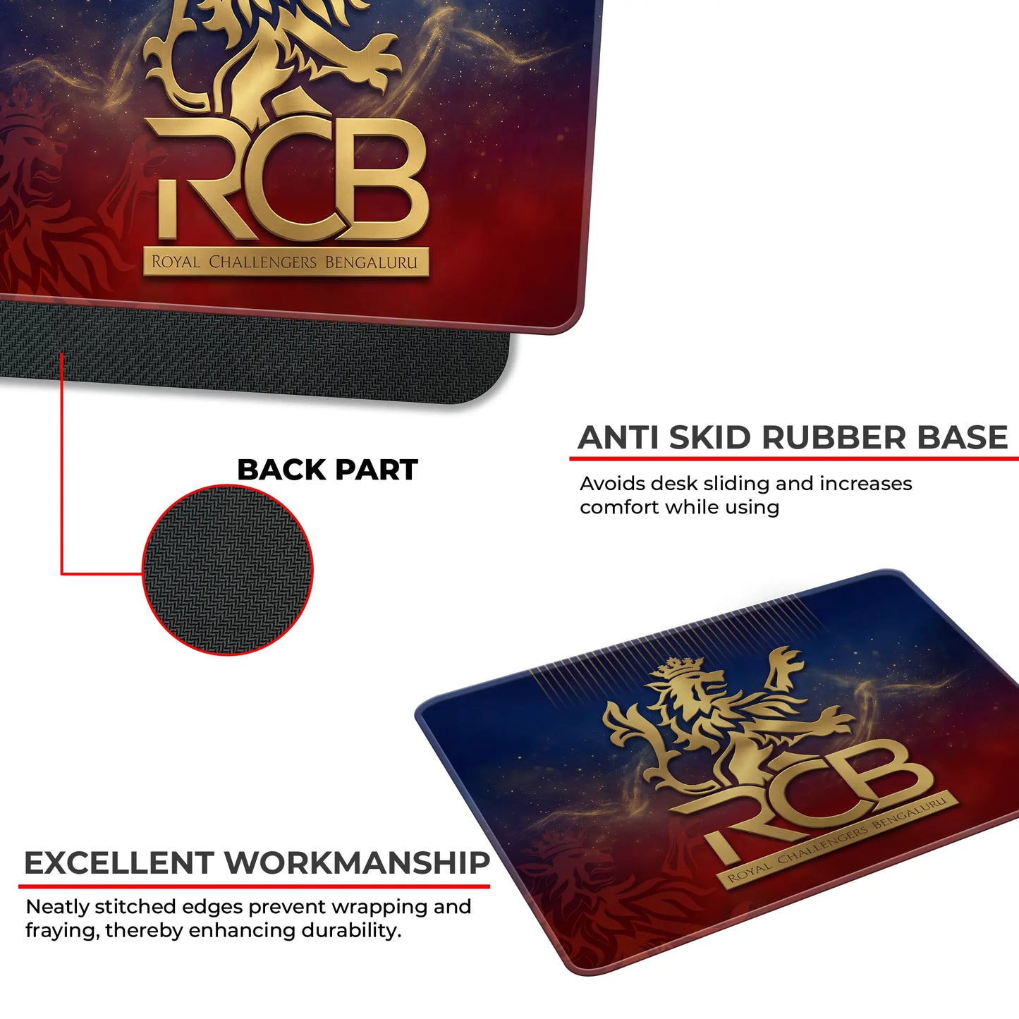 Royal Challengers Banglore – S Size Mousepad (Special Cricket Edition)