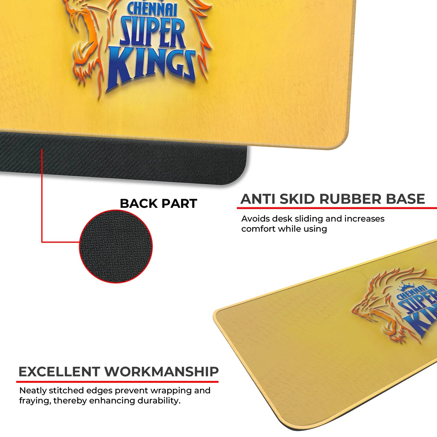 Chennai Super Kings – E-XL Size Mousepad (Special Cricket Edition)