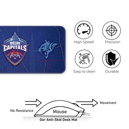 Delhi Capitals – E-XL Size Mousepad (Special Cricket Edition)