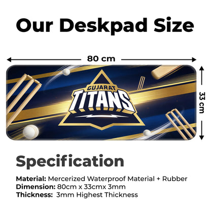 Gujarat Titans – E-XL Size Mousepad (Special Cricket Edition)