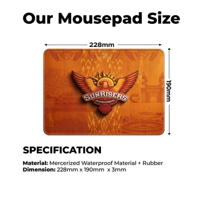 Sunrises Hyderabad – S Size Mousepad (Special Cricket Edition)