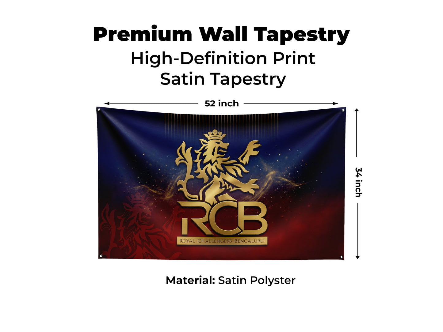 Royal Challengers Banglore - Special Cricket Edition Tapestry