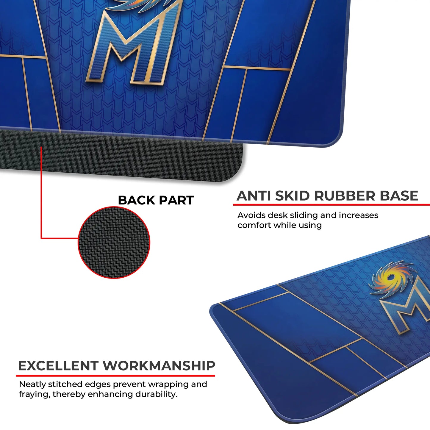 Mumbai Indians – E-XL Size Mousepad (Special Cricket Edition)