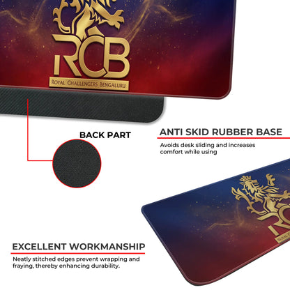 Royal Challengers Banglore – E-XL Size Mousepad (Special Cricket Edition)