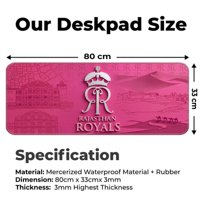Rajasthan Royals – E-XL Size Mousepad (Special Cricket Edition)