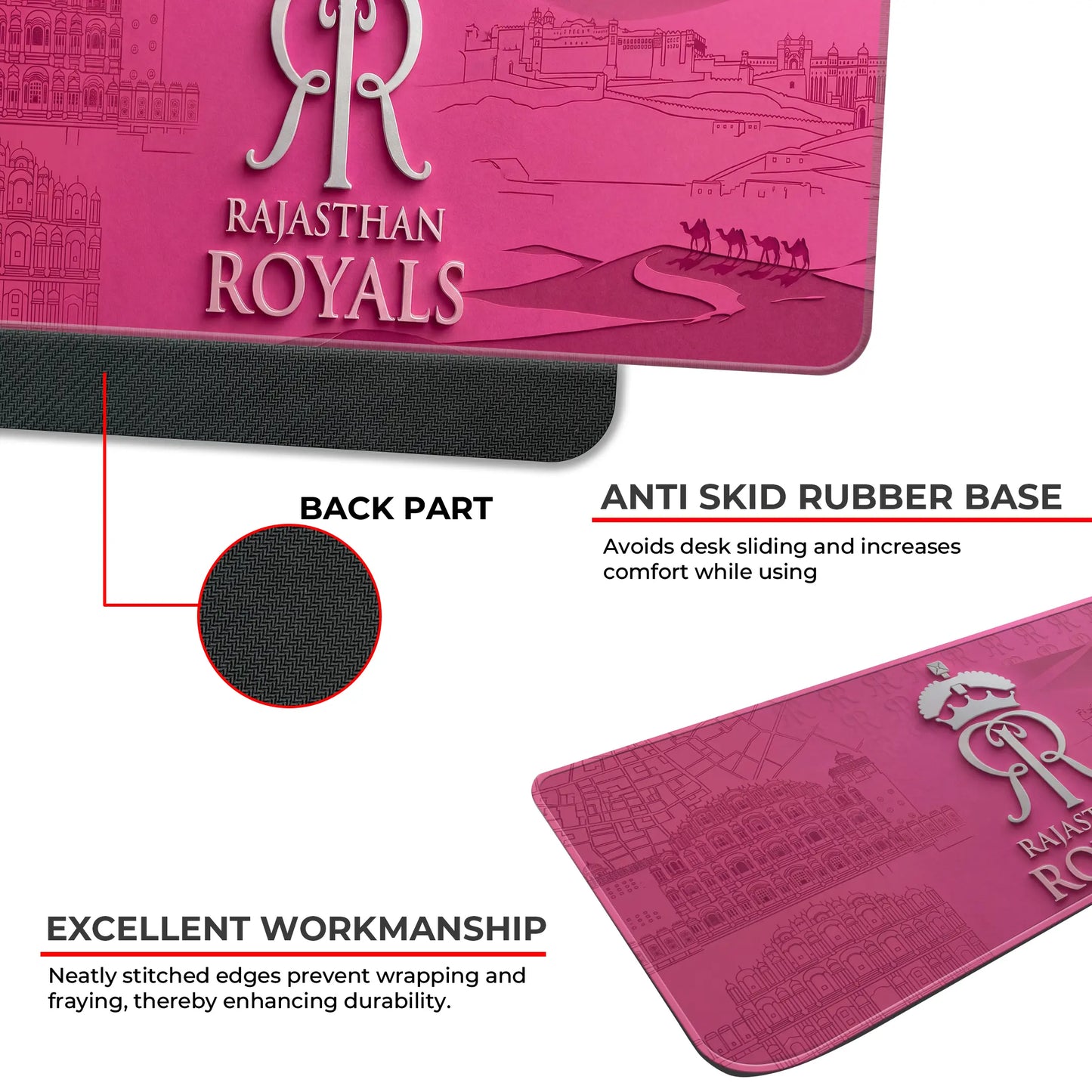 Rajasthan Royals – E-XL Size Mousepad (Special Cricket Edition)
