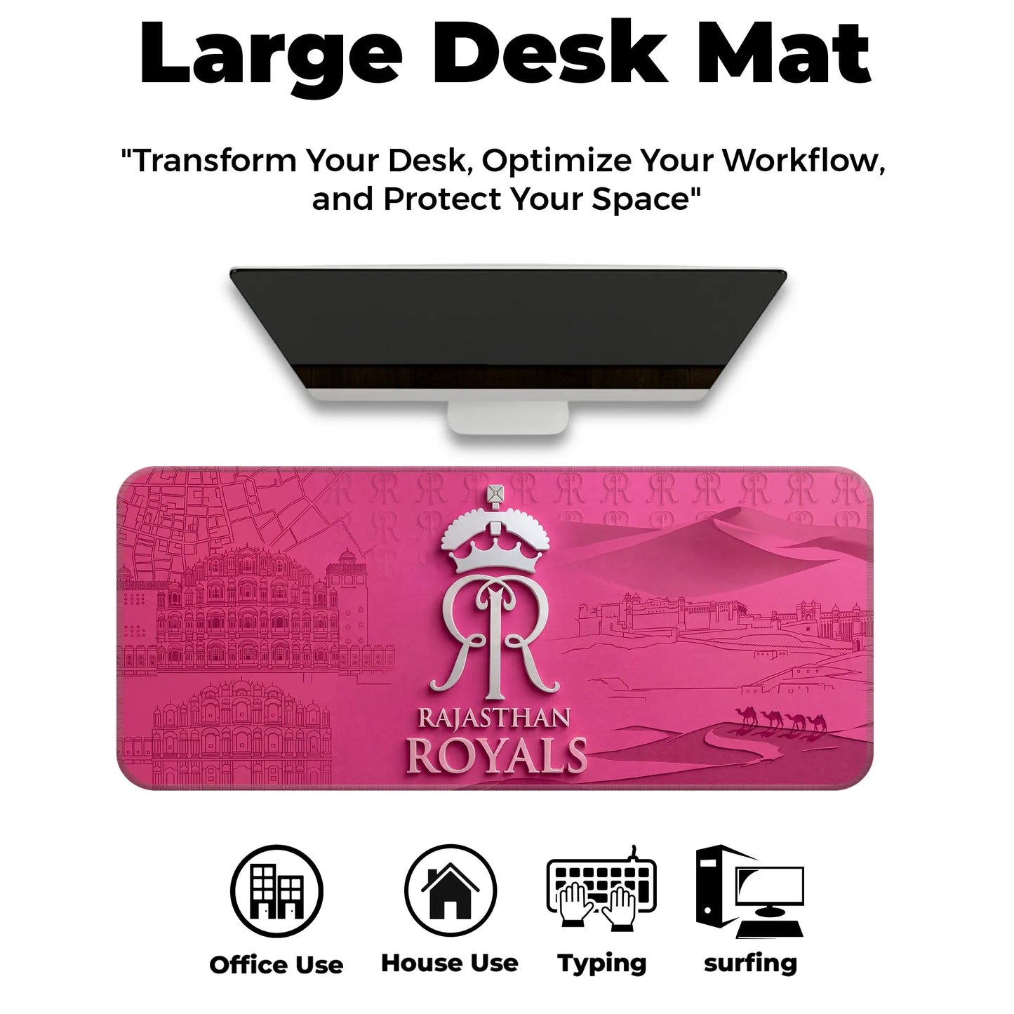 Rajasthan Royals – E-XL Size Mousepad (Special Cricket Edition)