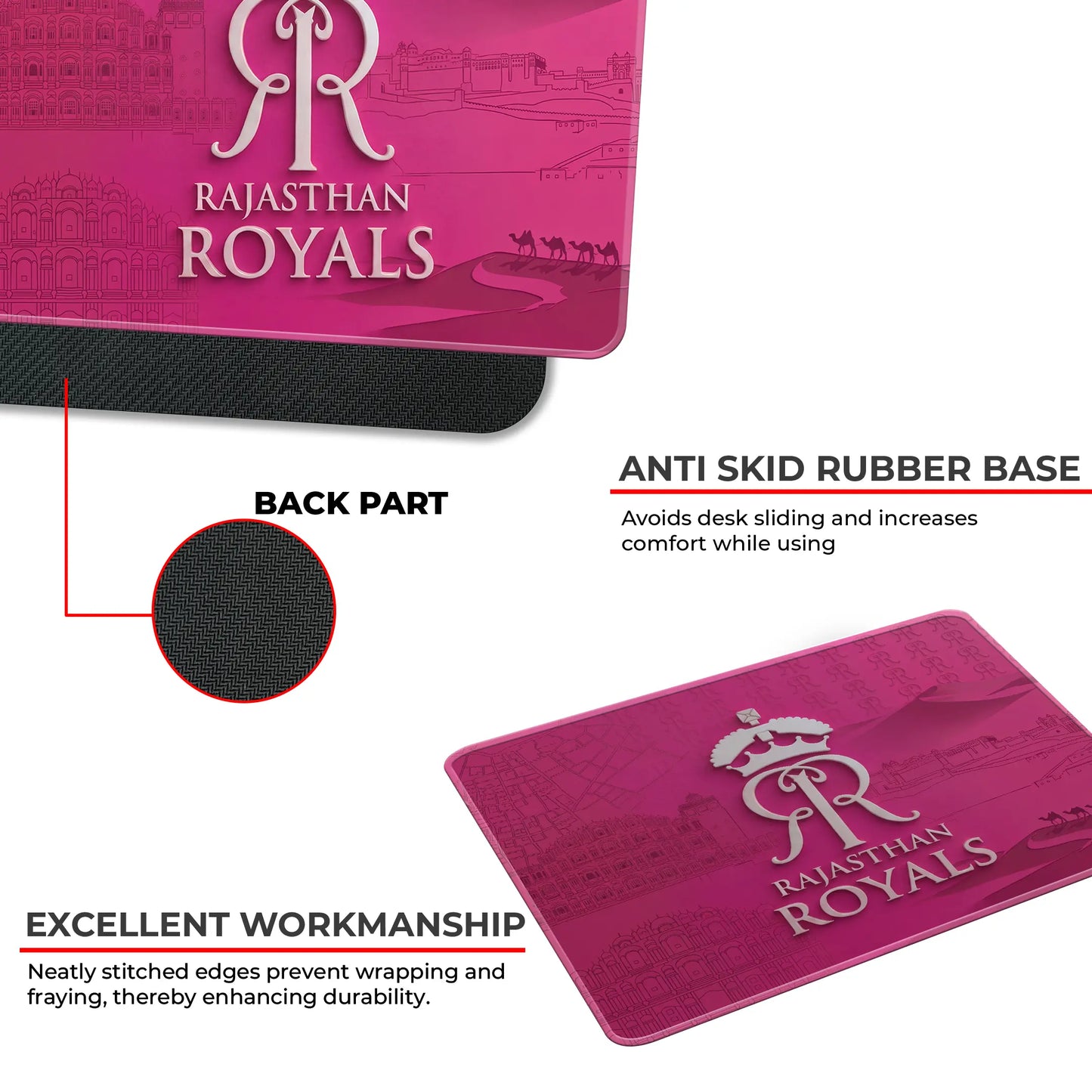 Rajasthan Royals – S Size Mousepad (Special Cricket Edition)