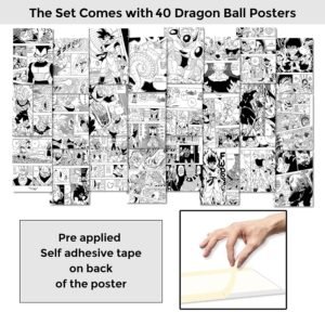 DRAGON BALL Z - SET OF 40 MANGA PANEL POSTERS