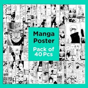 NARUTO - SET OF 40 MANGA PANEL POSTERS