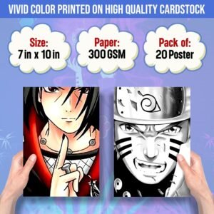 NARUTO – MANGA POSTERS SET OF 20 POSTERS - VER B