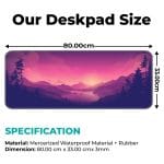 Pink Sunset - E-XL Mousepad - Image 2