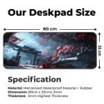 Dark Sakura Art - E-XL Mousepad - Image 2