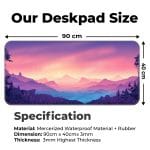 Mountains Subtle - XXL Mousepad - Image 2