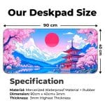 Japanese Temple - XXL Mousepad - Image 2