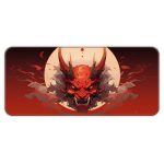 Oni Mask - Red - XL Mousepad