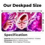 DBZ - Goku Black - SSJ Rose - XXL Mousepad - Image 2