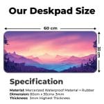 Mountains Subtle - XL Mousepad - Image 2