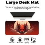 Oni Mask - Red - XXL Mousepad - Image 6