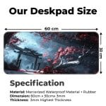 Dark Sakura Art - XL Mousepad - Image 2