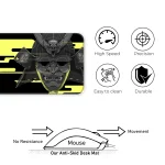 Cyber Oni - Yellow - XL Mousepad - Image 4