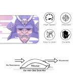 Cyber Oni - Peach - E-XL Mousepad - Image 4