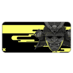 Cyber Oni - Yellow - XL Mousepad