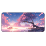 Sakura Sunset Abstract - XL Mousepad